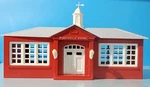 CB18: Plasticville SC-4 School House Kit Ex/ln O/s Scale W/ Box. Fixed Price $37.95.