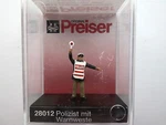 Preiser (ho 1:87) Policeman With Safety Vest #28012. Fixed Price $7.25.
