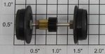 Lionel 1222-84 Geared Wheel Assembly For Prr Motorized Handcar. Fixed Price $10.00.