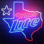 Us Stock Miller Lite Beer Texas Lone Star 20"X16" Neon Sign Lamp Light Xmas Gift. Fixed Price $126.98.