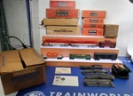 Lionel Postwar Gauge 1517W 2245 Mkt Texas Ab Diesel Freight Set With Boxes. Fixed Price $3199.99.
