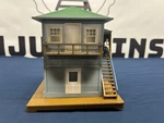 Lionel Operating Burning Switch Tower (blue) 6-24232 No Box. Fixed Price $59.99.