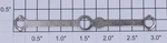 Lionel 1668E-9 Gauge Steam Locomotive Side Rod (12). Fixed Price $8.40.