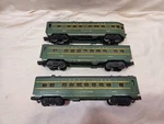 Lionel Green Passenger Cars 2400 2401 2402. Fixed Price $169.95.