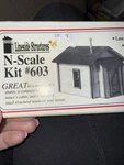 Lineside Structures N-scale Kit #603, Shanty, House, Cabin Etc. Fixed Price $18.00.