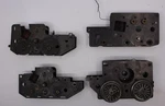 Acme 1505L4 Steam Motor Chassis Assortment - Not Working (set Of 4). Fixed Price $20.00.