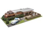 Menards Rocket Diner City Building Accessory Smoking! Gauge Scale Operating. Fixed Price $189.85.