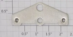 Lionel 622-199 Nickel Motor Truck Pivot Plate (10). Fixed Price $20.00.
