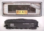 Mth 30-8001 Baltimore & Ohio Die-cast 4-BAY Hopper With Coal Load Nib. Fixed Price $28.99.