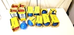 14 Vtg Light Bulbs Ge Blue Red 60W 120 Volt Orig Box Old Store Stock. Fixed Price $92.40.