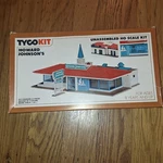 Tyco Howard Johnson's Scale Kit #7754B Released In 1980 New. Fixed Price $54.95.