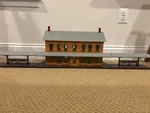 Mth Rail King Scale 30-9005 Orange Passenger Train Station. Fixed Price $84.99.