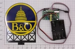 Miller Engineering DS0008 B&o Animated Neon Sign Billboard. Fixed Price $50.00.