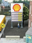 HO-1112-001-01 / 1:87 Scale Model Shell Gas Station Price Sign. Fixed Price $23.99.