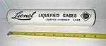 1963 Lionel Original Postwar 6469-52 Erie Liquefied Gases Cardboard Tank Ex. Fixed Price $15.00.
