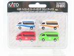 1/160 Scale Kato 23-651C Japanese Toyota Hiace Super Long Commuter Bus 4-PACK. Fixed Price $48.95.