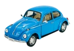 Welly Vw Volkswagen Beetle Blue 1:24 Die Cast Metal Model New In Box. Fixed Price $25.70.