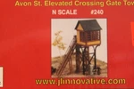 Jl Innovative Design #240 Avon St. Elevated Crossing Gate Tower Nib. Fixed Price $18.50.
