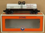 Lionel 29604 Meadow Brook Molasses Single-dome Tank Car O-gauge. Fixed Price $39.99.