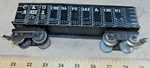 Marx 44572 Chesapeake & Ohio 3/16 Scale Hiside Gondola , Metal Trucks Tam. Fixed Price $12.00.