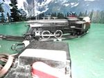 Lionel Atlantic Coast Line Steam Locomotive & Complete 5 Unit O/O27 Freight Set. Fixed Price $123.00.