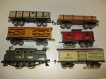 Ives Prewar 3255 Engine With Freight Cars Set. Fixed Price $455.95.
