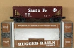 Mth Railking 33-7504 Santa Fe 3-BAY Covered Hopper Car O-gauge Lnib. Fixed Price $19.99.