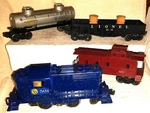 Rare Nostalgic 1948 Marx 501 C&o Diesel 3-LIONEL Cars Train Set Excellent Nice. Fixed Price $154.99.