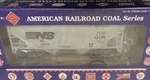Rmt Norfolk Southern Bay Hopper Car W/ Coal Load! & 0/27 Gauge Ns Top Gon. Fixed Price $39.99.