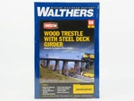 Ho 1/87 Scale Walthers Kit 933-3147 Wood Trestle W/ Steel Deck Girder Sealed. Fixed Price $74.95.