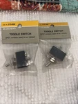Radio Shack Toggle Switches (2) 3AMP At 125VAC Archer 275-666. Fixed Price $15.00.