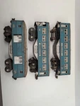 Lionel Prewar Blue Comet 600 601 602 Passenger Cars Two Tone Original. Fixed Price $150.00.