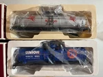 K-line Scale Tank Car Combo Union 76 #6321 & Mobilgas Gatx 6364 (no Trucks). Fixed Price $60.00.