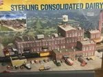 Sterling Consolidated Dairy 5 Building- Scale Plastic Kit 933-3298 Sealed. Fixed Price $549.95.