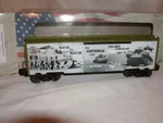 Lionel 1938220 Sherman Tank Box Car 027 2019 Made U.s.a. Wwii Shelf Display. Fixed Price $79.99.