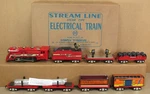 New/modern Marx 10701 "special" Red Lines Work Train O-gauge Nos *. Fixed Price $769.99.