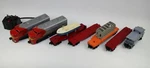 Vintage 1957 Lionel Santa Fe # 218, Engine, Dummy, Rolling Stock, Transformer. Fixed Price $375.00.