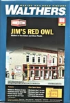 Ho Scale Walthers Cornerstone 933-3472 Jim's Red Owl Grocery Store Kit. Fixed Price $25.48.