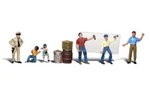 Woodland Scenics A2171 Scale Figures - Accident Waiting To Happen. Fixed Price $15.99.