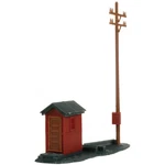 Atlas Model Railroad Kit Telephone Shanty & Pole ATL705 Buildings. Fixed Price $14.49.