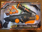 Lanard Blackfire Dragon Foam Ball Shooter Blaster Shoots Up To 40 Feet. Fixed Price $35.00.