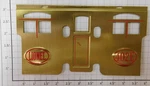Lionel 402E-2 #402E Red Lining Brass Side Insert Plate (50). Fixed Price $1000.00.