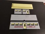 Vtg 1950S Plasticville Diner DE-7 (yellow & Gray) O/s Ga Model Train Railroad Rr. Fixed Price $12.00.