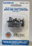 Bachmann Ho/oo Scale International Style Hook & Loop Couplers (3) BAC78979 New. Fixed Price $12.84.
