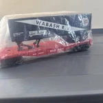 Scale Mth Wabash Railroad Piggyback Car With 48 Ft Truck Trailer New No Box. Fixed Price $48.00.