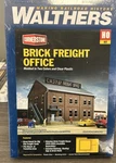 Walthers Cornerstone Ho Scale 933-2953 Brick Freight Office Nib. Fixed Price $32.99.