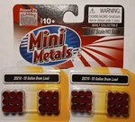 Two-cmw Mini Metals #20210-55 Gallon Drum Flatbed Truck Loads (36 Barrels Total). Fixed Price $19.99.