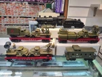 Lionel Army Battlefront Special 1595 W/pyro Military Loads Set (restamped 1615 ). Fixed Price $750.00.
