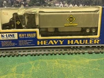 K-line Heavy Hauler Tractor Trailer Flat Car Set Erieo Gauge. Fixed Price $30.00.