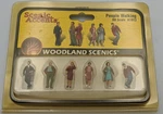 Woodland Scenics A1913 Ho Walking People Accents Figures (set Of 6). Fixed Price $19.99.